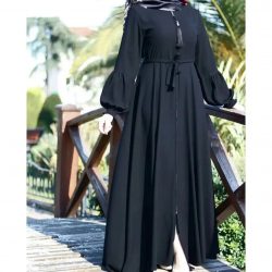 BALOON ZIPPER ABAYA
