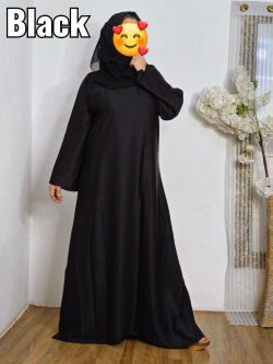 Full plain abaya