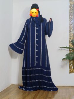 Zoom lining abaya imported