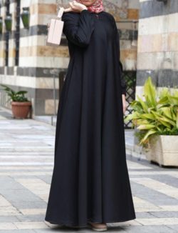 SIMPLE PLAIN ABAYA WITHOUT SHAWL