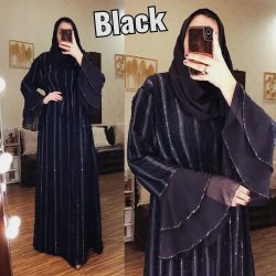 Black cy imported abayaa