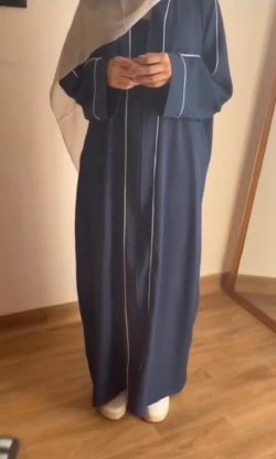 Cy new zipper abaya