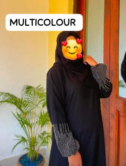 hand stone work abaya without shawl